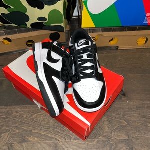 Nike dunk low black/white